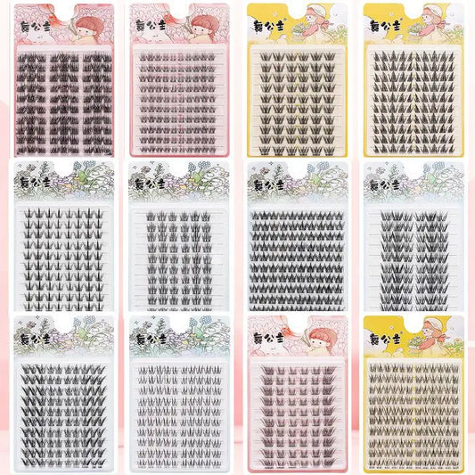 10 Rows Individual Eyelashes 8-13mm Cluster Lashes Natural Anime False Kake Eyelashes Extension Makeup Tools