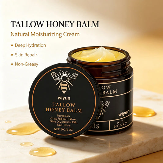 Tallow Honey Cream Glow Hydrating Skin Improve Elasticity Soft Bleaching Improve Dullness Firming Face Body Moisturizer Lotion